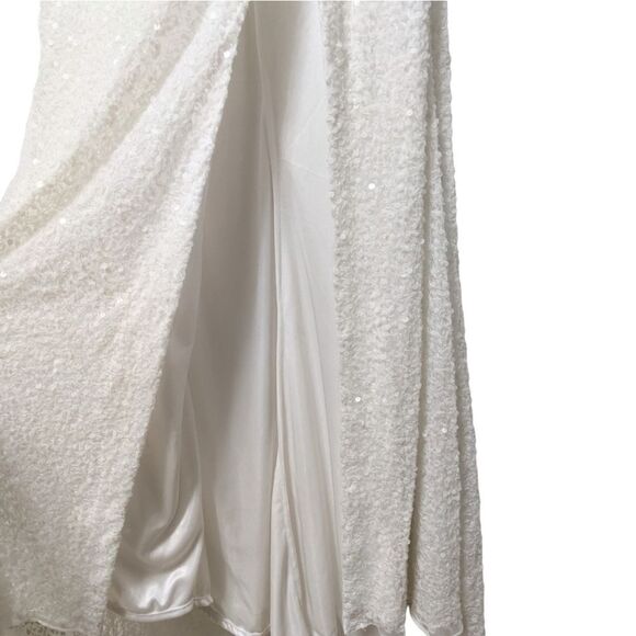 NWT MAC DUGGAL Sequin One Shoulder Trumpet Maxi Gown 4 - Picture 6 of 9